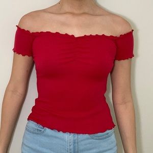 HOLLISTER off shoulder top